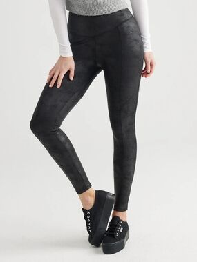 Yummie Faux Suede Shaping Legging